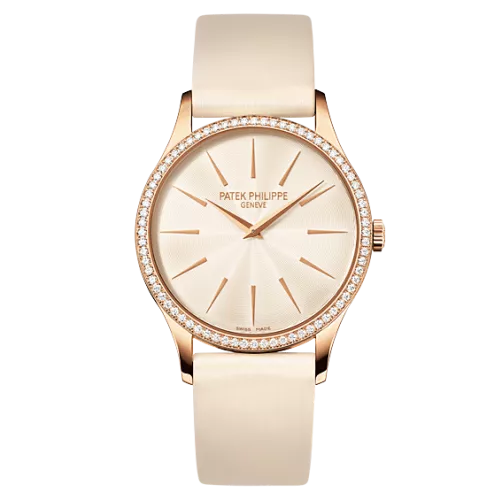 Affordable AAA Replica Patek Philippe Calatrava Rose Gold Pearly White Watch 4897R-010 0119