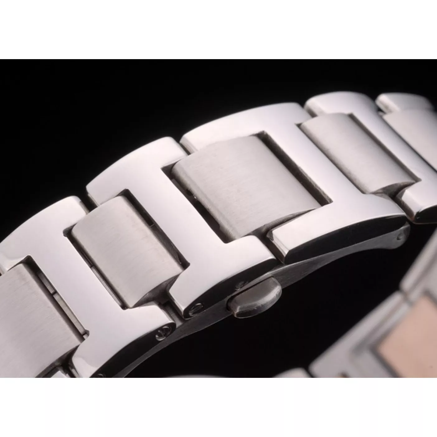 Cheap Cartier Ballon Bleu 42mm White Dial Stainless Steel Case Two Tone Rose Gold Bracelet 0120