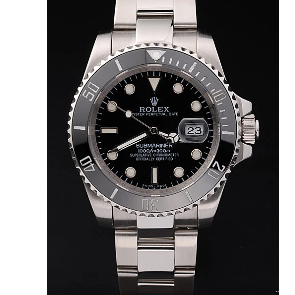 Affordable Black 98235 Dial Ceramic Submariner Black Rolex Bezel 0209