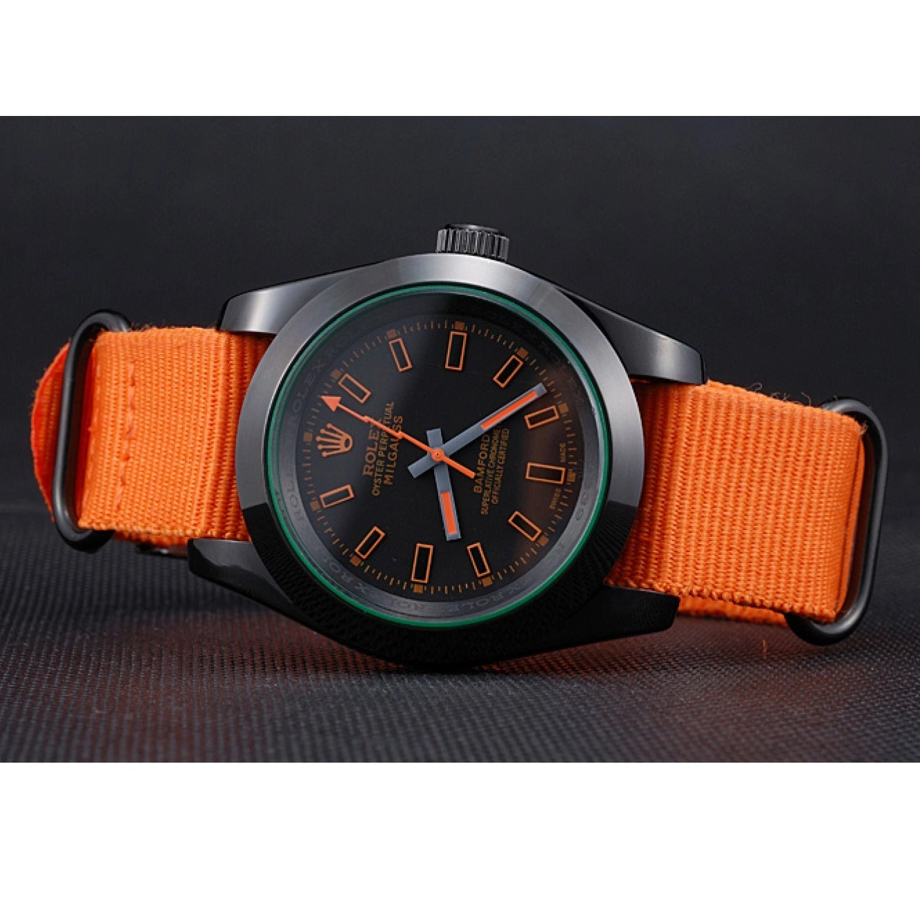 Cheap 622003 Milgauss Strap Nylon Bamford Orange Rolex 0222