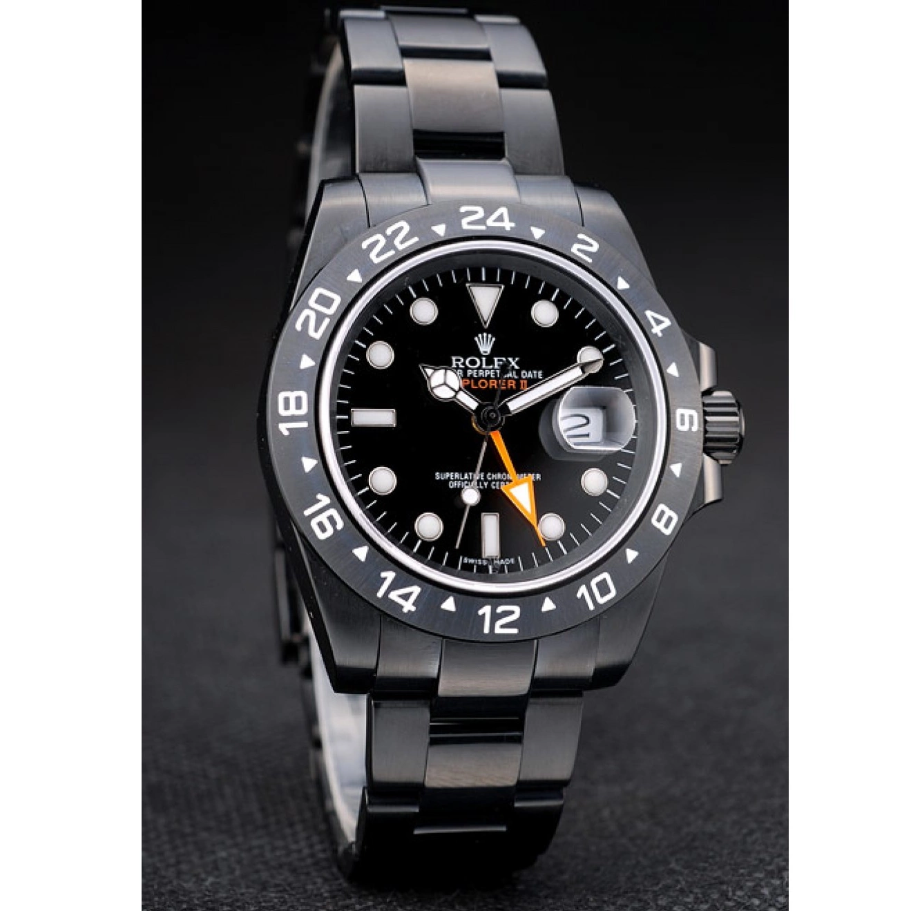 Affordable 2385 Dial Rolex Black Watch Black Bezel Ceramic Explorer 0228