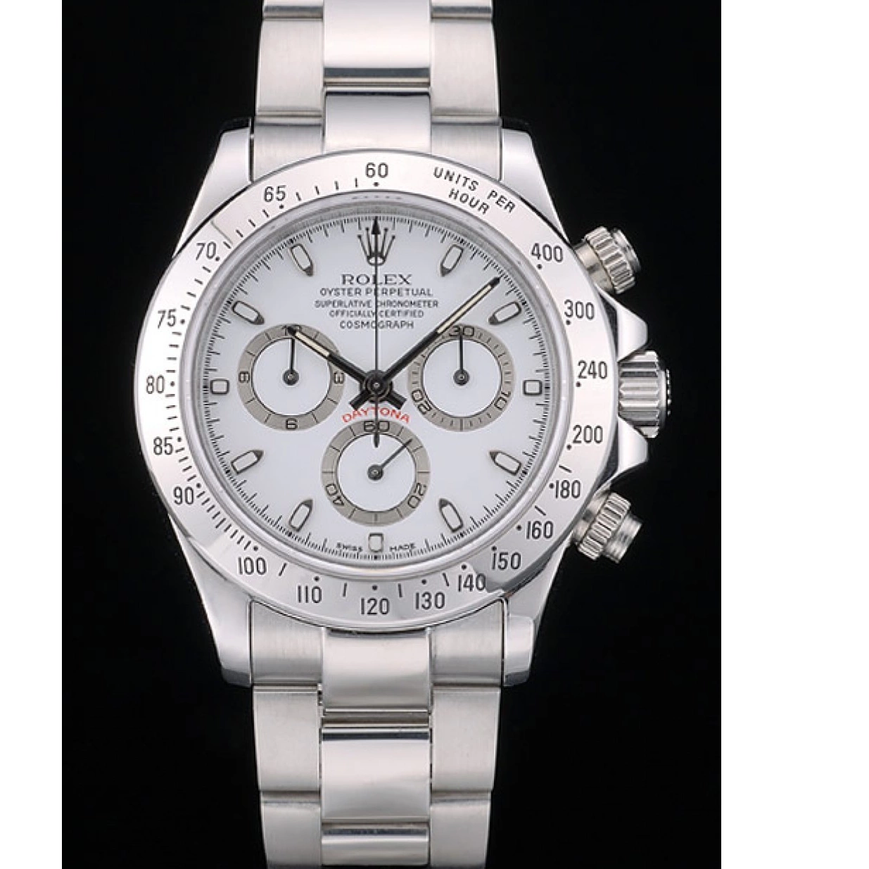 Affordable Steel White Daytona Dial 80297 Swiss Rolex Stainless Bracelet 0225