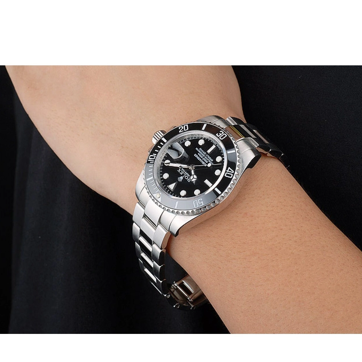 Affordable Black 98235 Dial Ceramic Submariner Black Rolex Bezel 0209