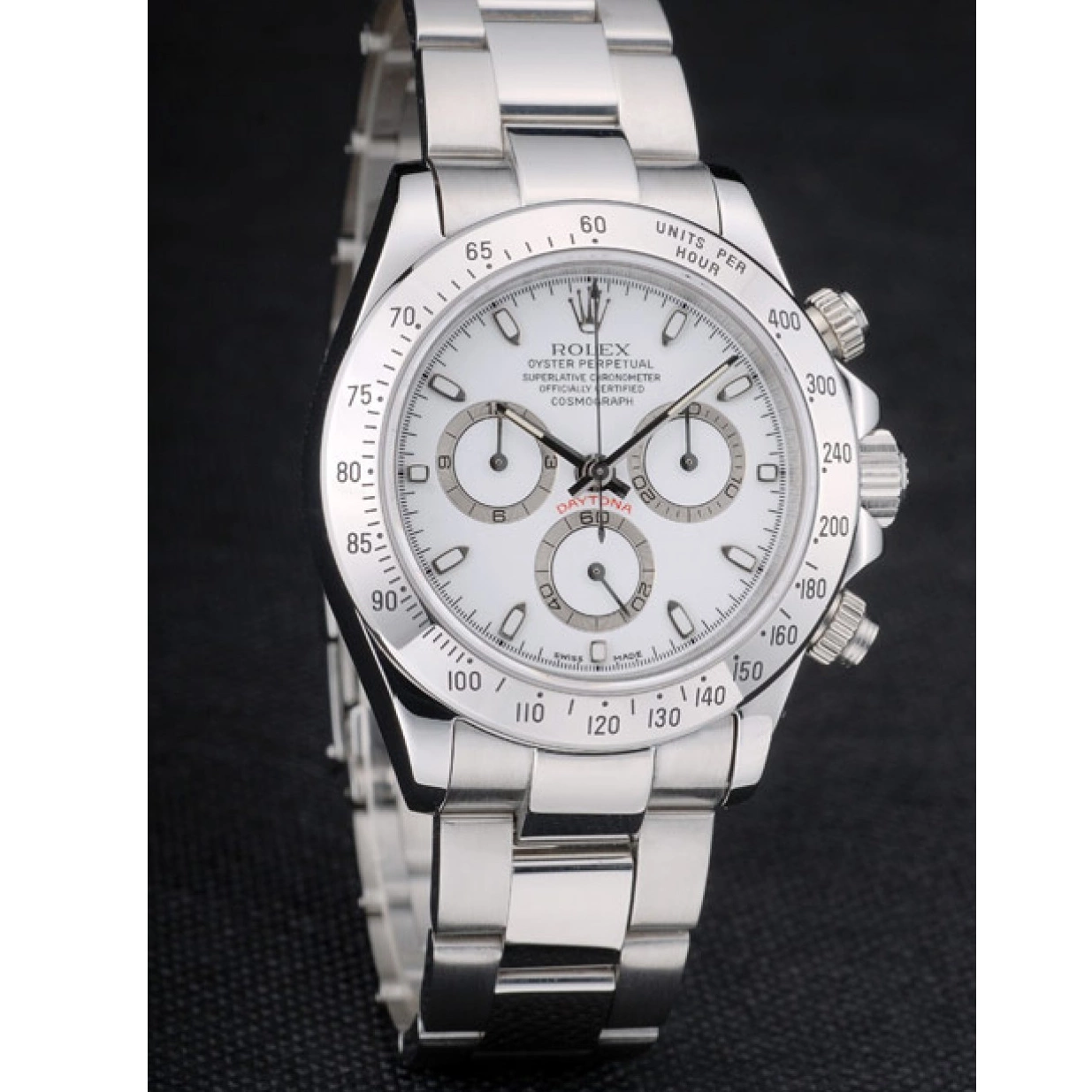 Affordable Steel White Daytona Dial 80297 Swiss Rolex Stainless Bracelet 0225