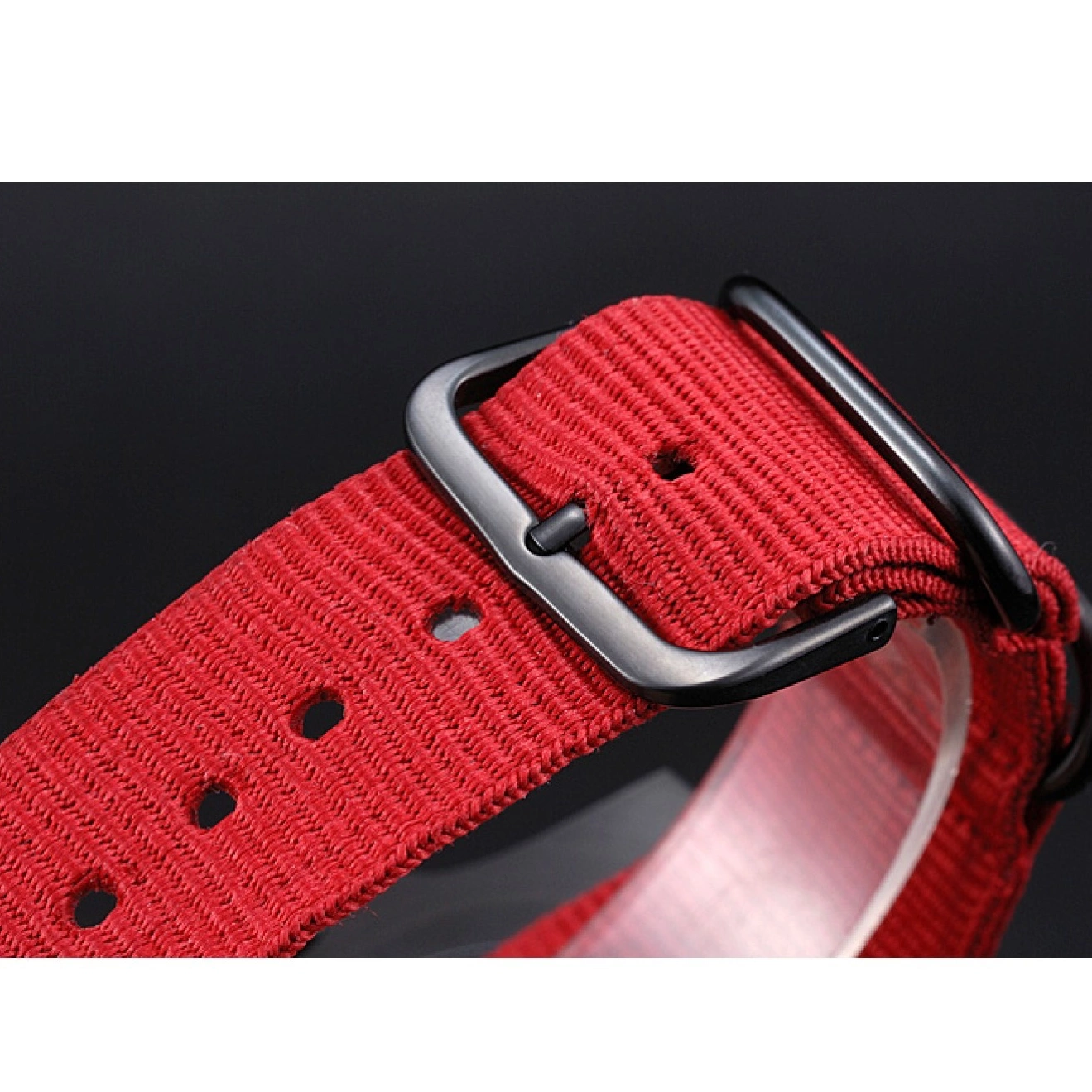 Cheap Nylon Stealth 622010 Rolex Strap Submariner Red 0213