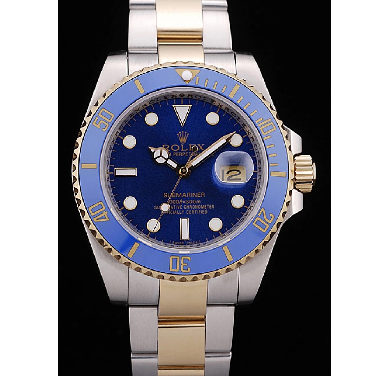 Cheap Blue 98230 Rolex Blue Dial Bezel Submariner 0216