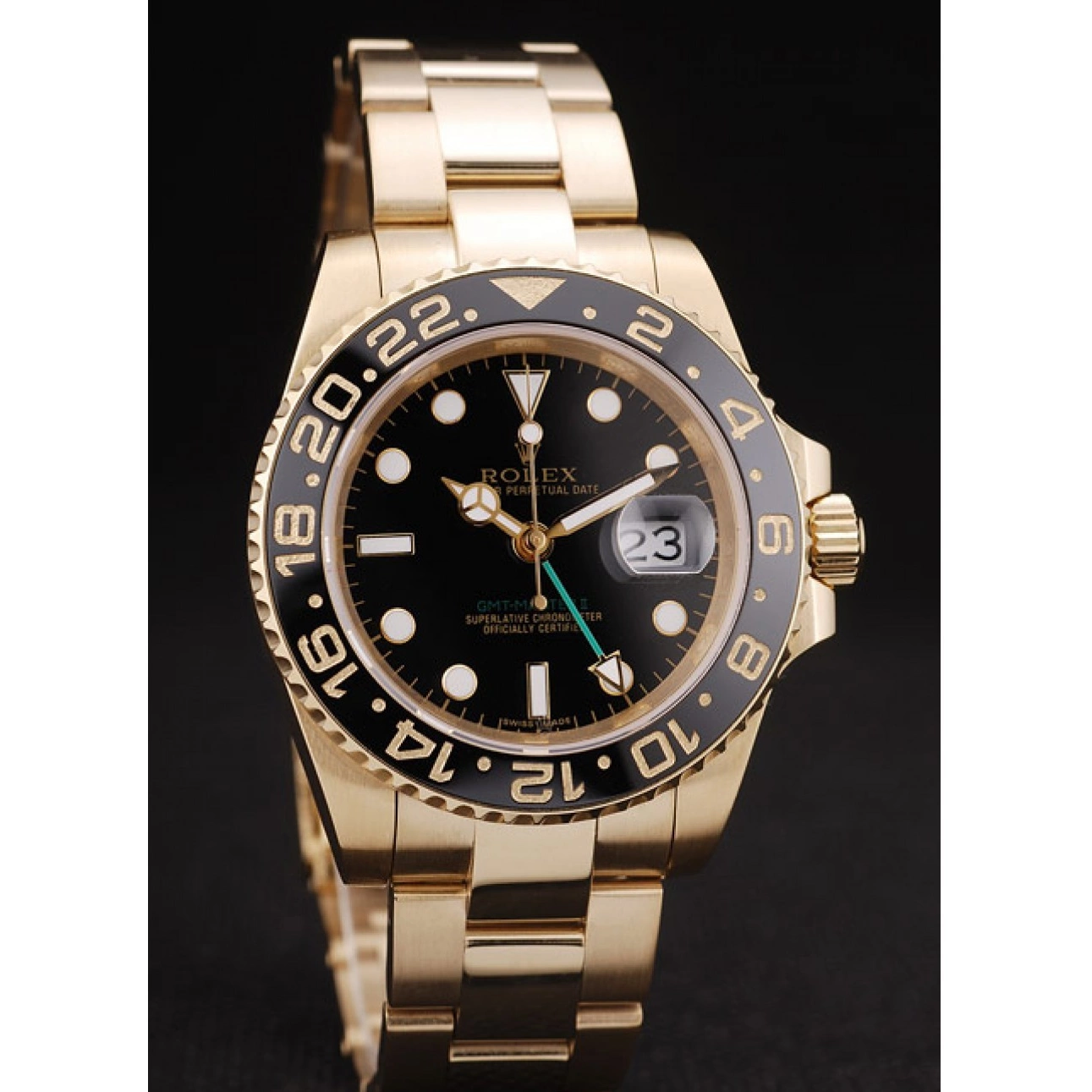 Affordable 98228 GMT Bezel Rolex Black Dial Black II Master Ceramic 0217