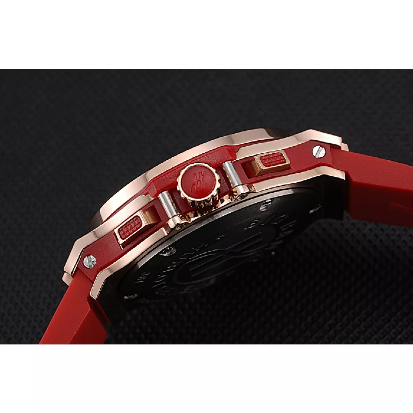 Cheap Hublot Big Bang Red Strap Red Dial Watch 98069 0201