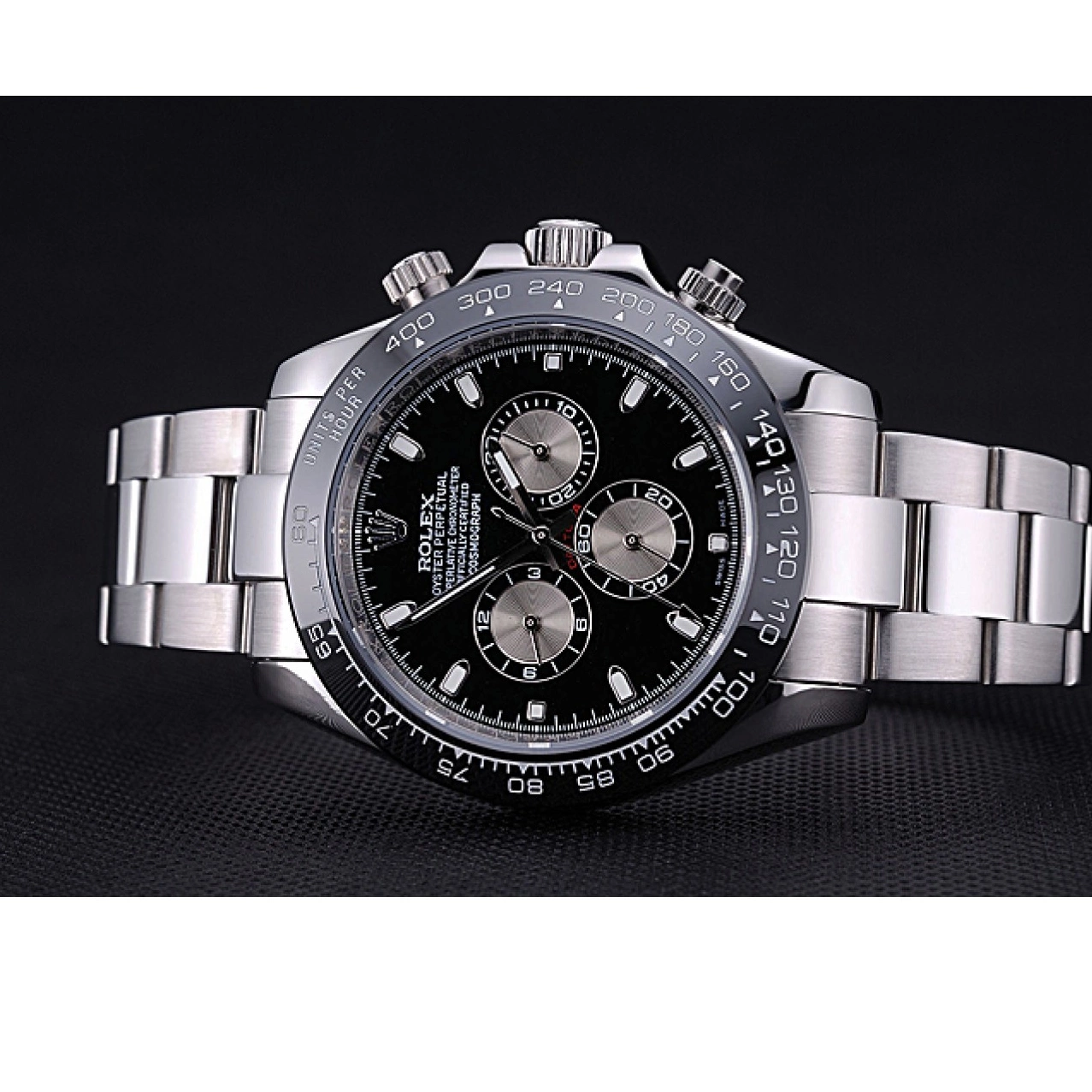 Affordable Steel 622543 Rolex Black Bracelet Dial Stainless Cosmograph Daytona 0214