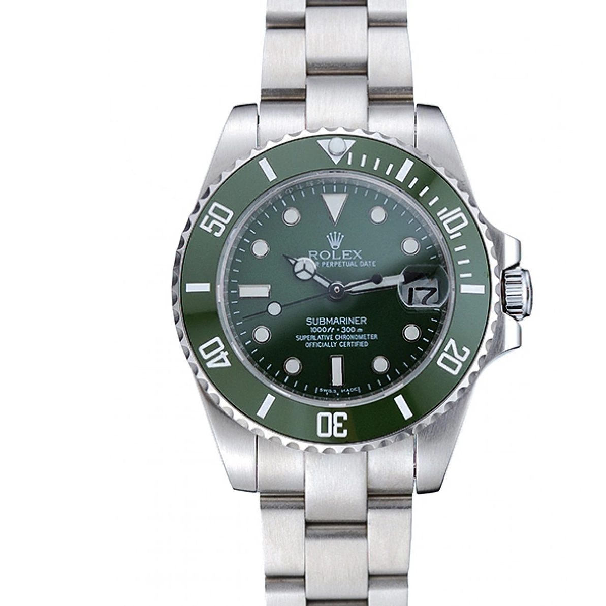 Cheap Dial Steel Stainless Bracelet 1454151 Rolex Submariner Green 0215