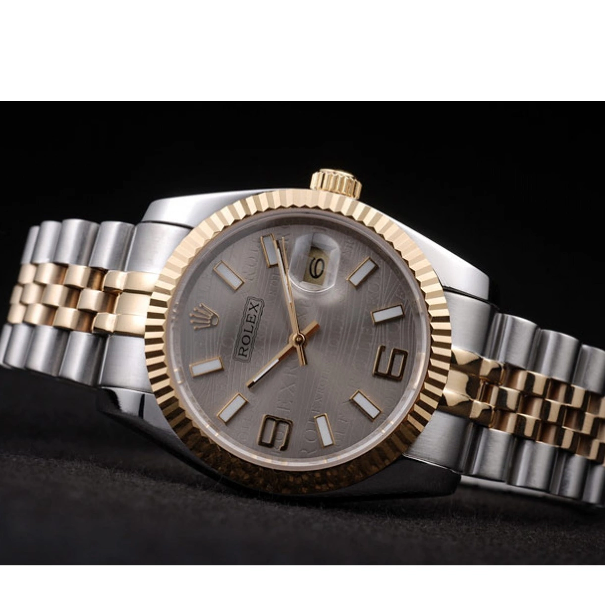 Affordable Silver 18k Rolex Two Tone Stainless 98085 Gold Plated DateJust Steel Dial 0214