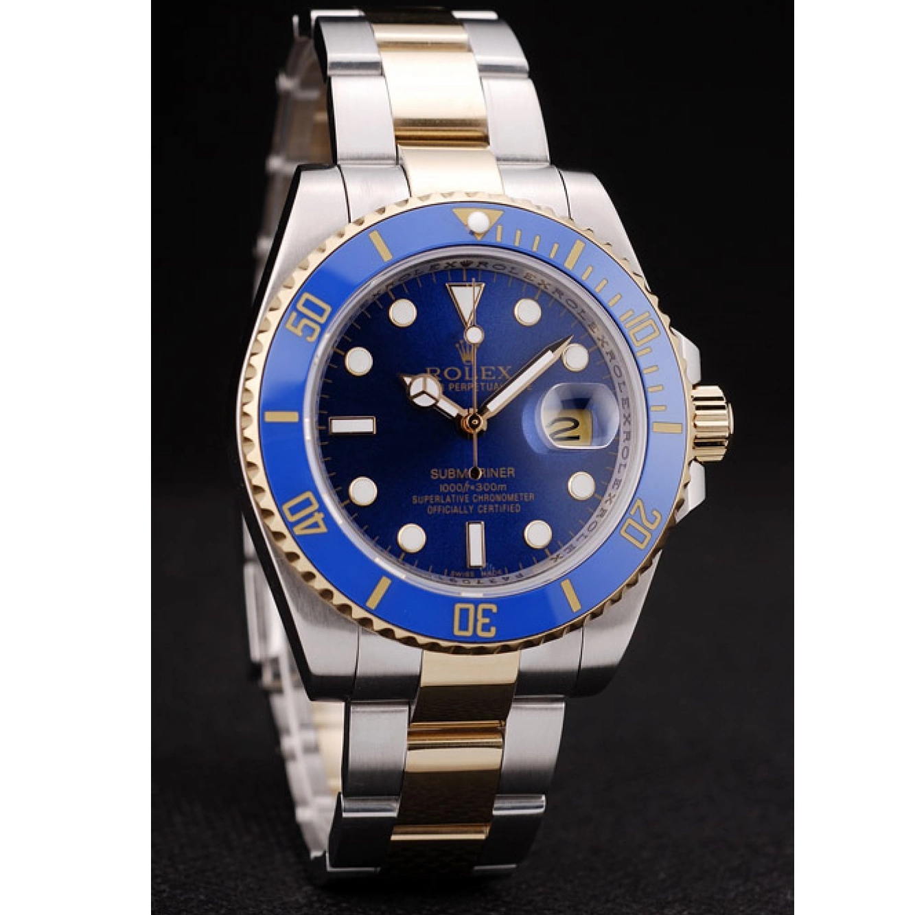 Cheap Blue 98230 Rolex Blue Dial Bezel Submariner 0216