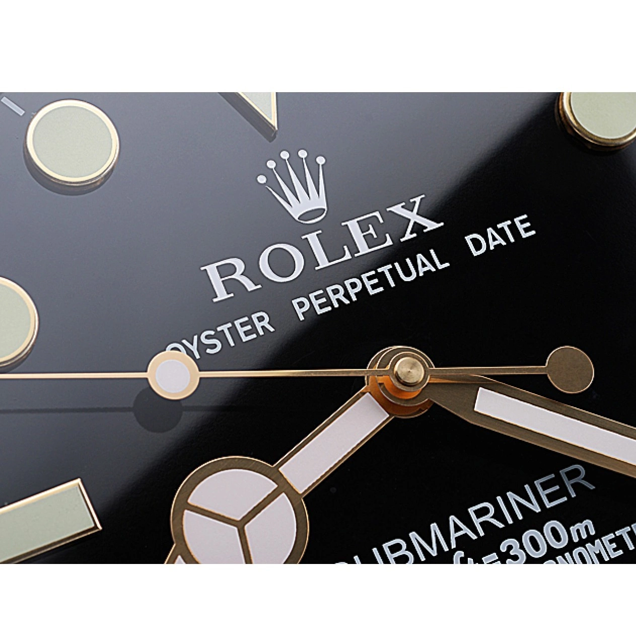 Affordable Clock Black-Gold Submariner Rolex 622476 Wall 0209