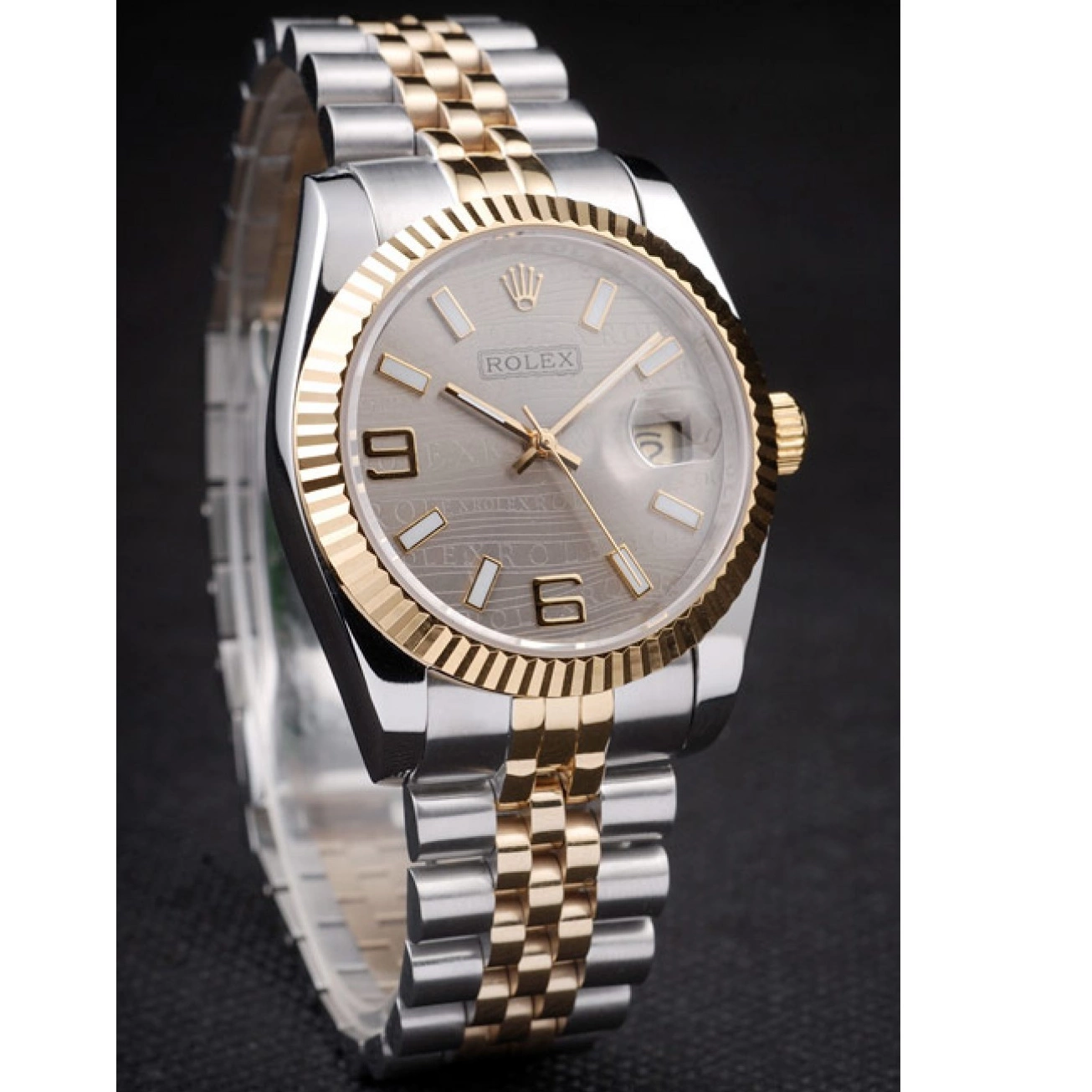 Affordable Silver 18k Rolex Two Tone Stainless 98085 Gold Plated DateJust Steel Dial 0214