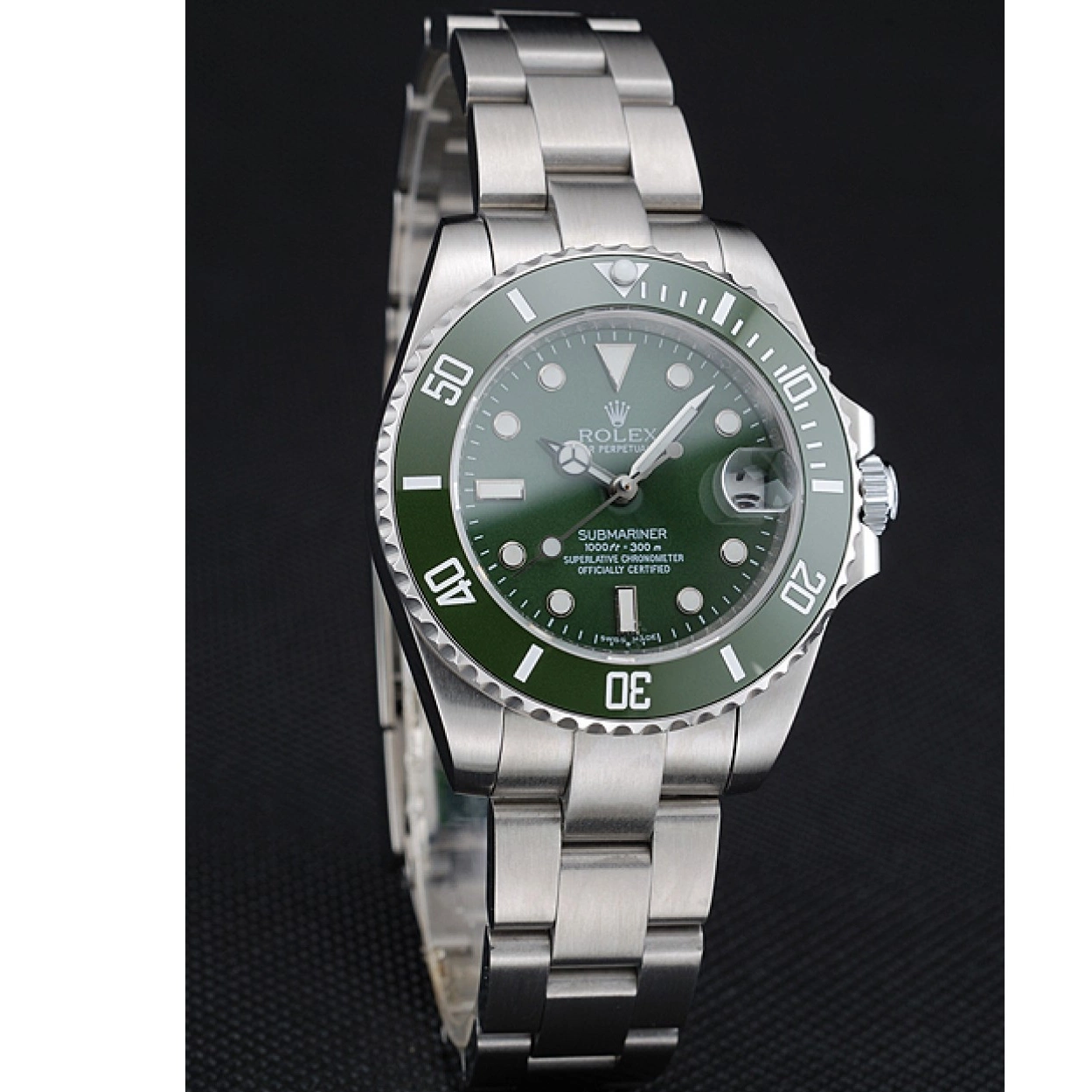 Cheap Dial Steel Stainless Bracelet 1454151 Rolex Submariner Green 0215