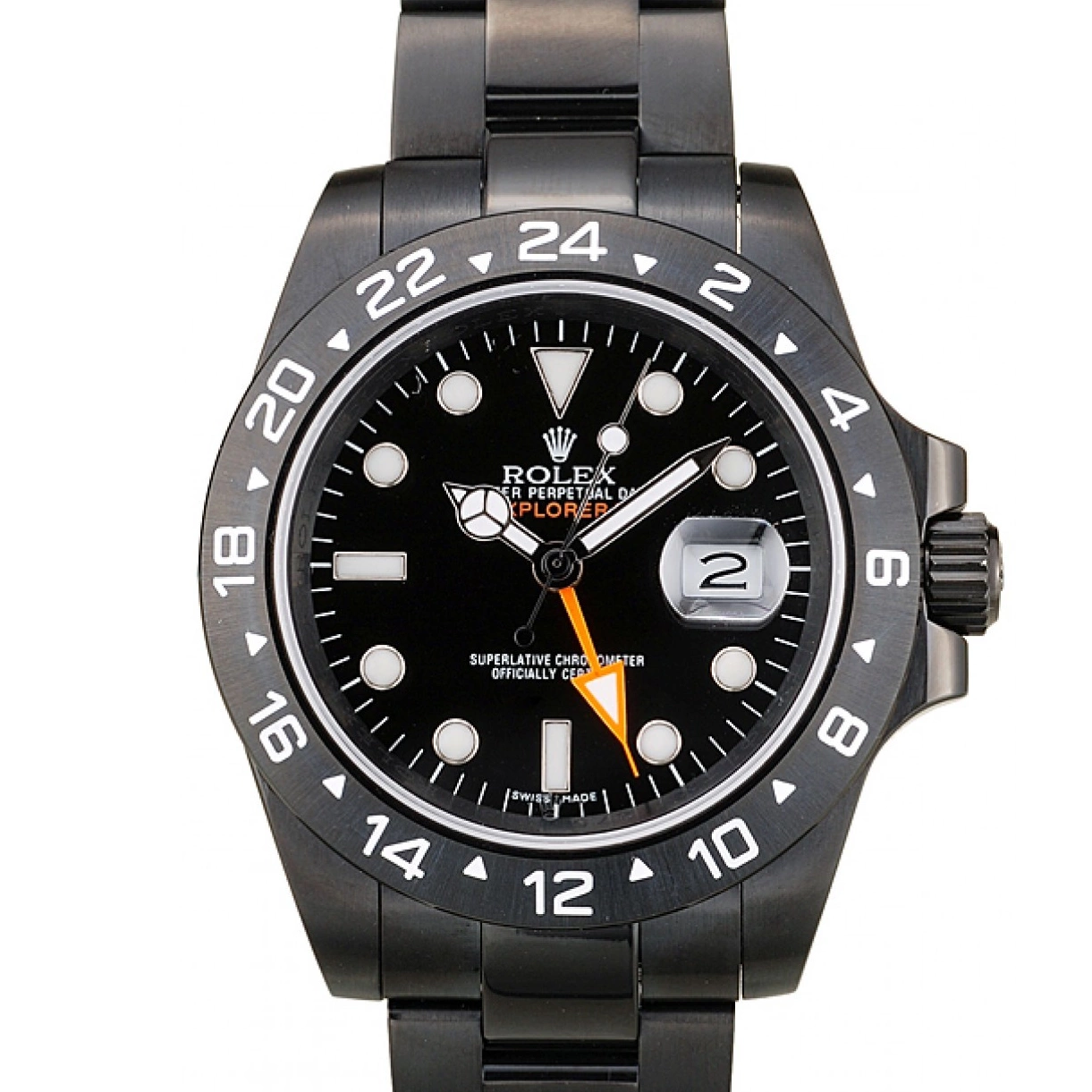 Affordable 2385 Dial Rolex Black Watch Black Bezel Ceramic Explorer 0228