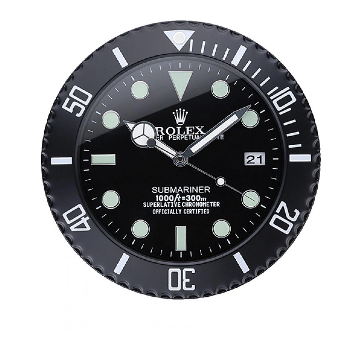 Affordable 622474 Black Clock Wall Rolex Submariner 0212