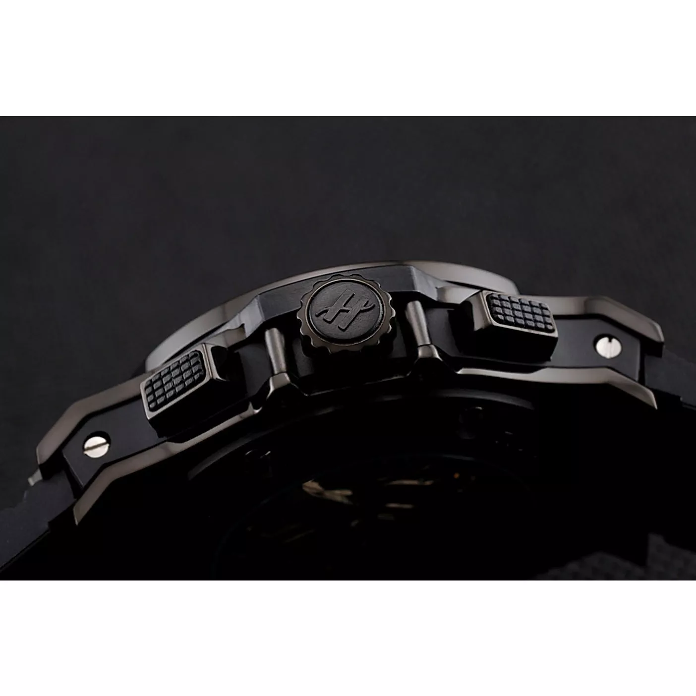 Affordable Swiss Hublot Big Bang Black Dial Black Case Black Rubber Bracelet 1453901 0201