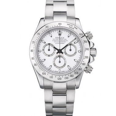 Affordable Stainless Dial Steel Swiss Bracelet 80297 White Rolex Daytona 0226