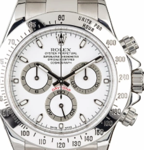 Cheap Steel Case Stainless White Lady Rolex Daytona Dial Tachymeter 0217