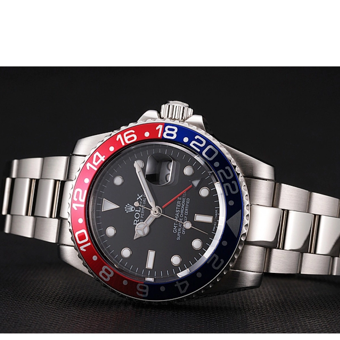 Affordable II And Stainless Black Bracelet Swiss Pepsi Steel Bezel GMT 1453751 Case Dial Rolex Master 0227