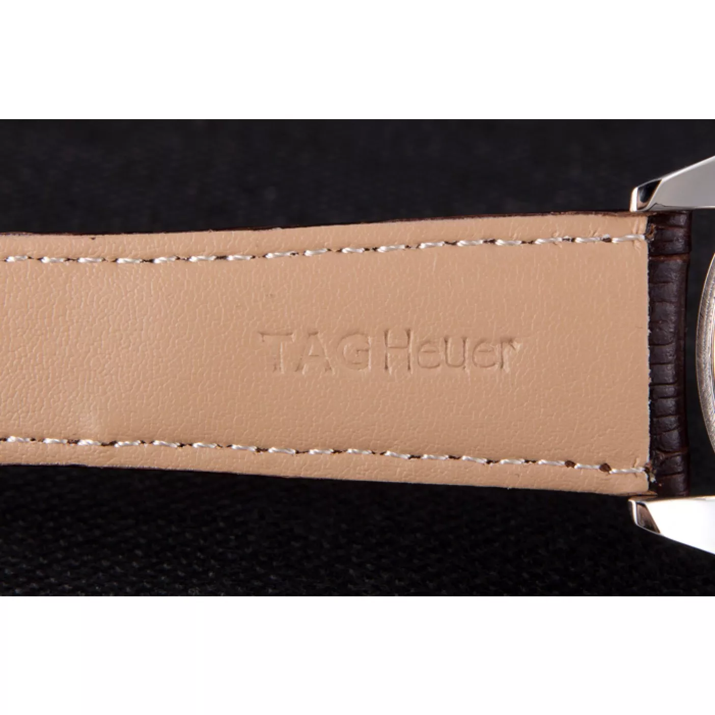 Affordable Tag Heuer Carrera Mikrograph Limited Edition Brown Leather Strap 7916 0201