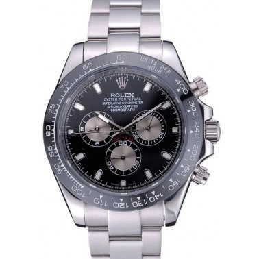 Affordable Steel 622543 Rolex Black Bracelet Dial Stainless Cosmograph Daytona 0214