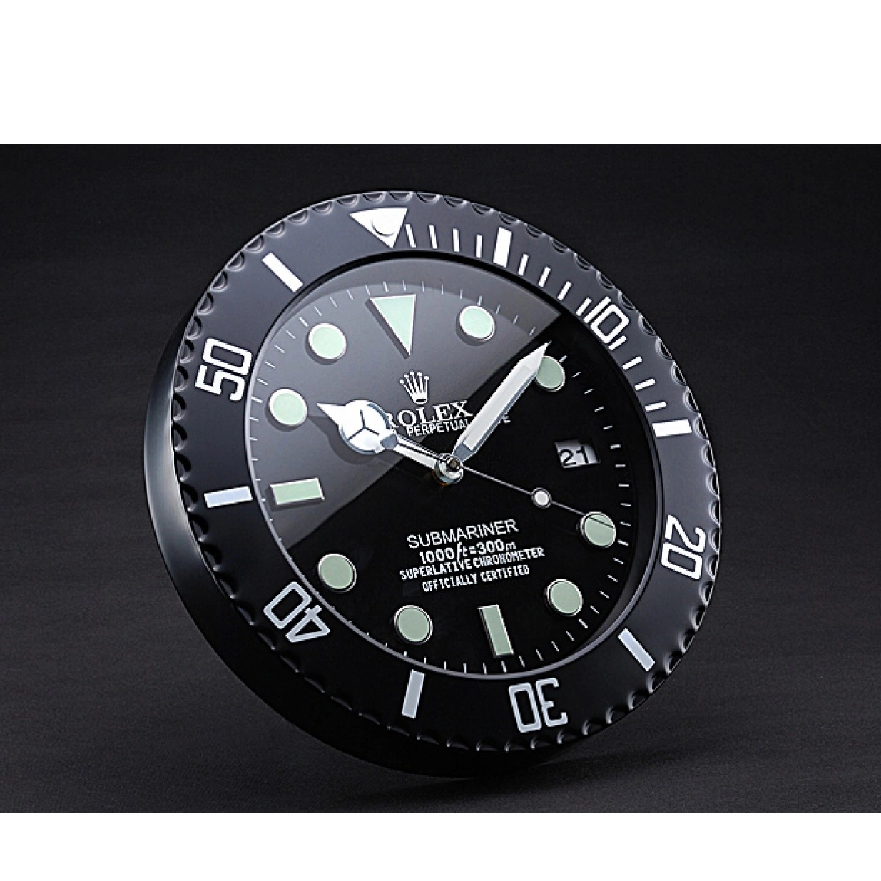 Affordable 622474 Black Clock Wall Rolex Submariner 0212