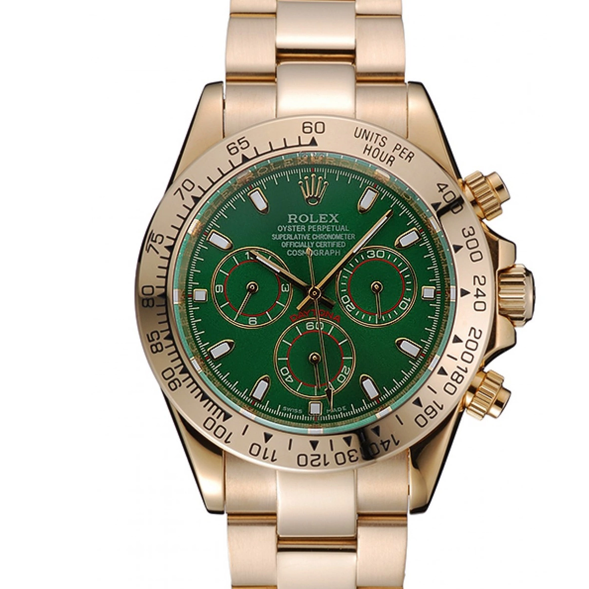 Cheap Dial Green Bracelet Rolex 1454244 Case Daytona And Cosmograph Gold 0219