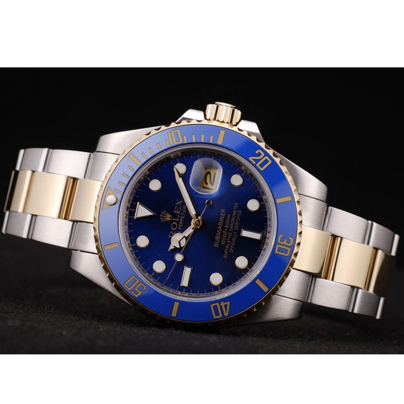 Cheap Blue 98230 Rolex Blue Dial Bezel Submariner 0216