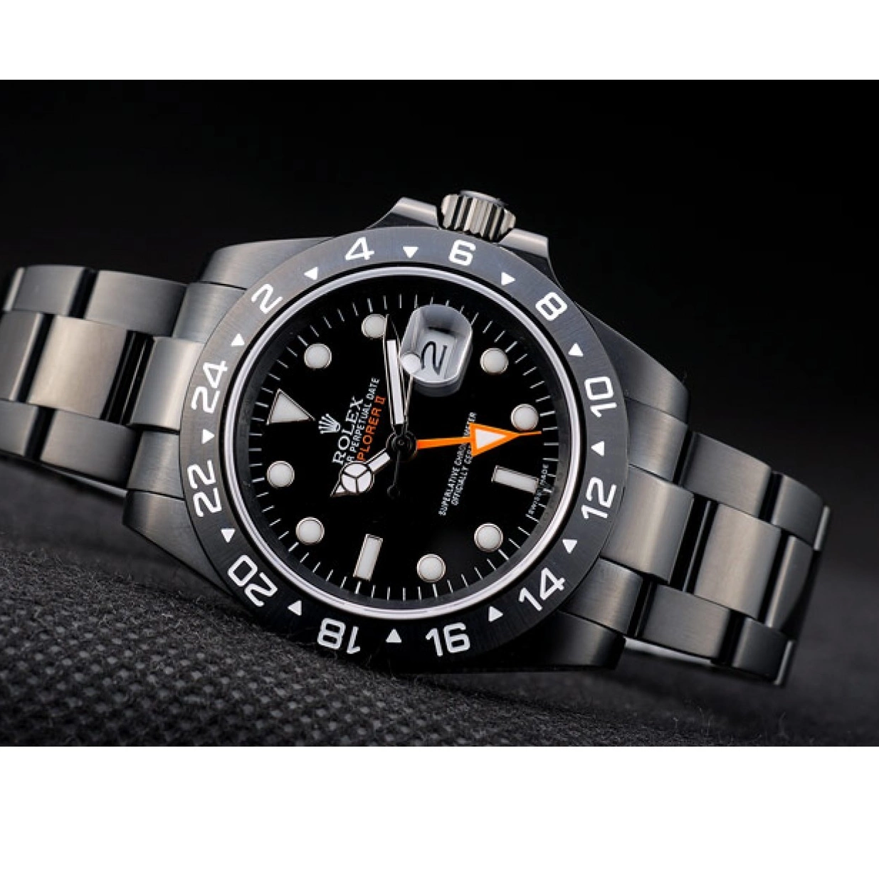 Affordable 2385 Dial Rolex Black Watch Black Bezel Ceramic Explorer 0228