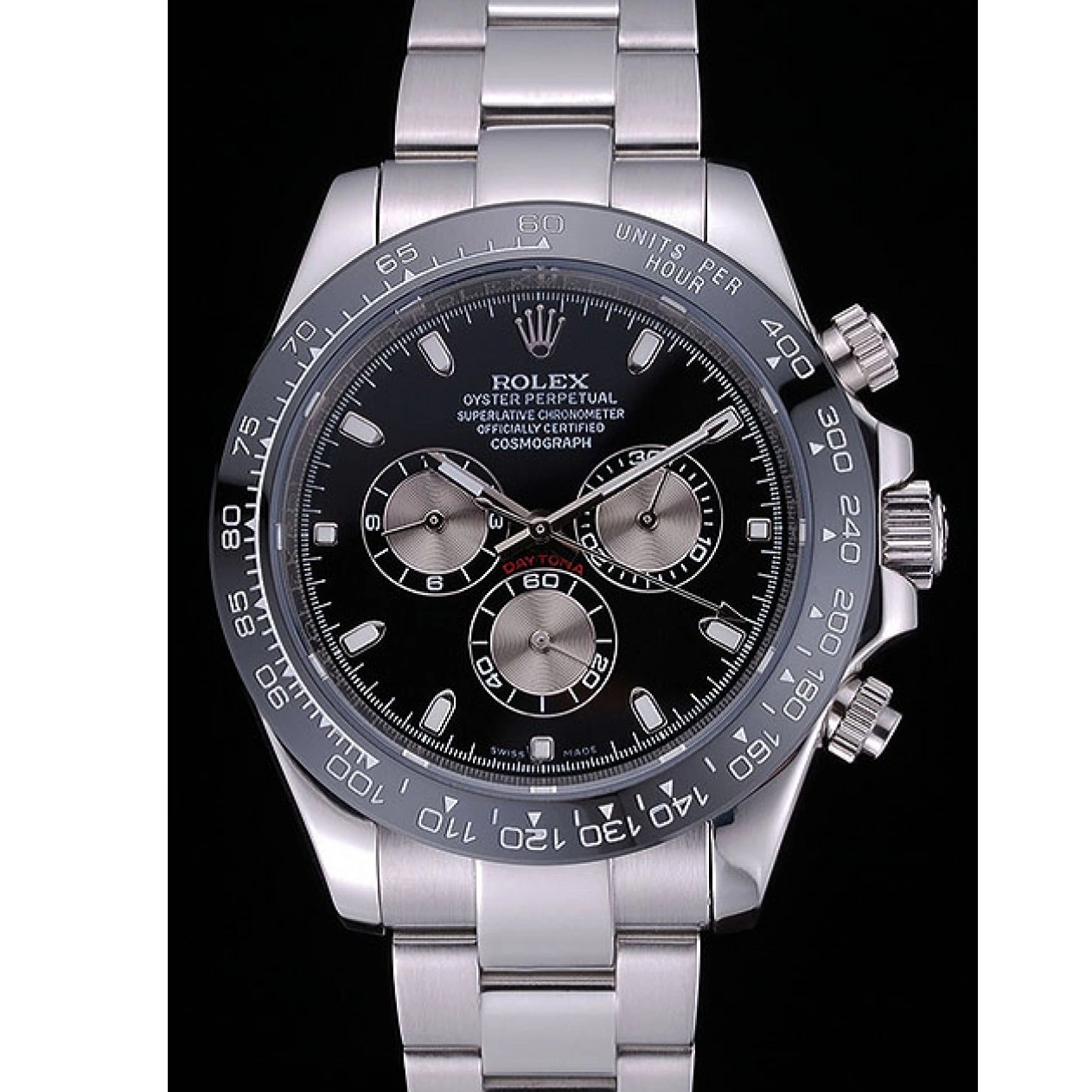 Affordable Stainless Dial 622543 Rolex Cosmograph Black Steel Daytona Bracelet 0220