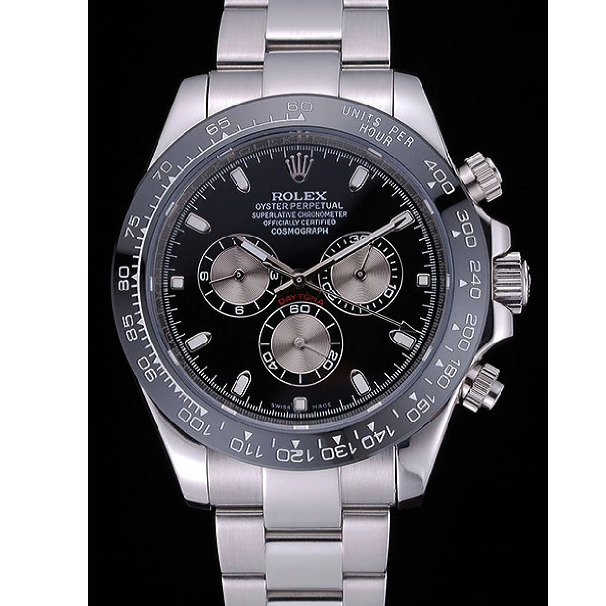 Affordable Steel 622543 Rolex Black Bracelet Dial Stainless Cosmograph Daytona 0214