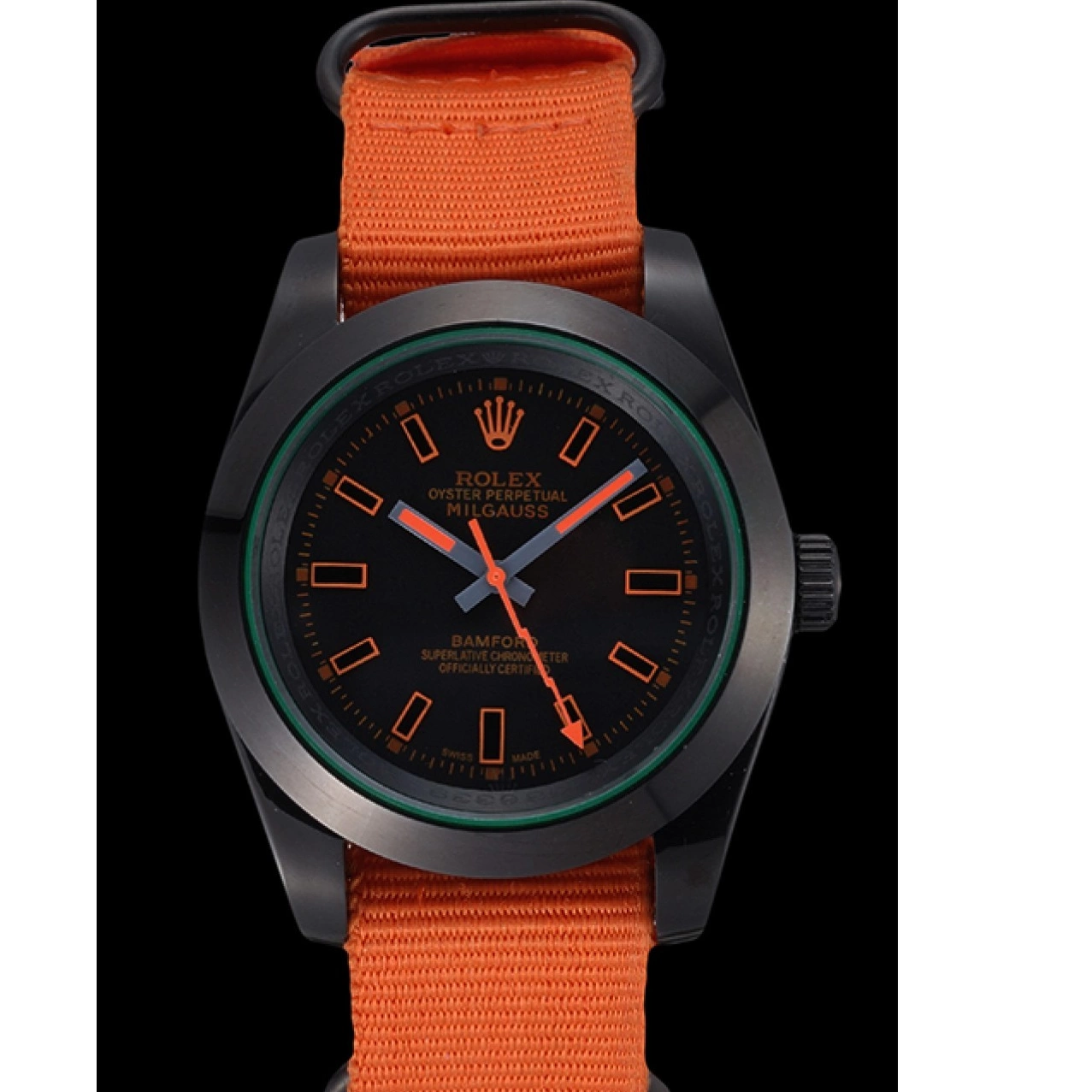 Cheap 622003 Milgauss Strap Nylon Bamford Orange Rolex 0222