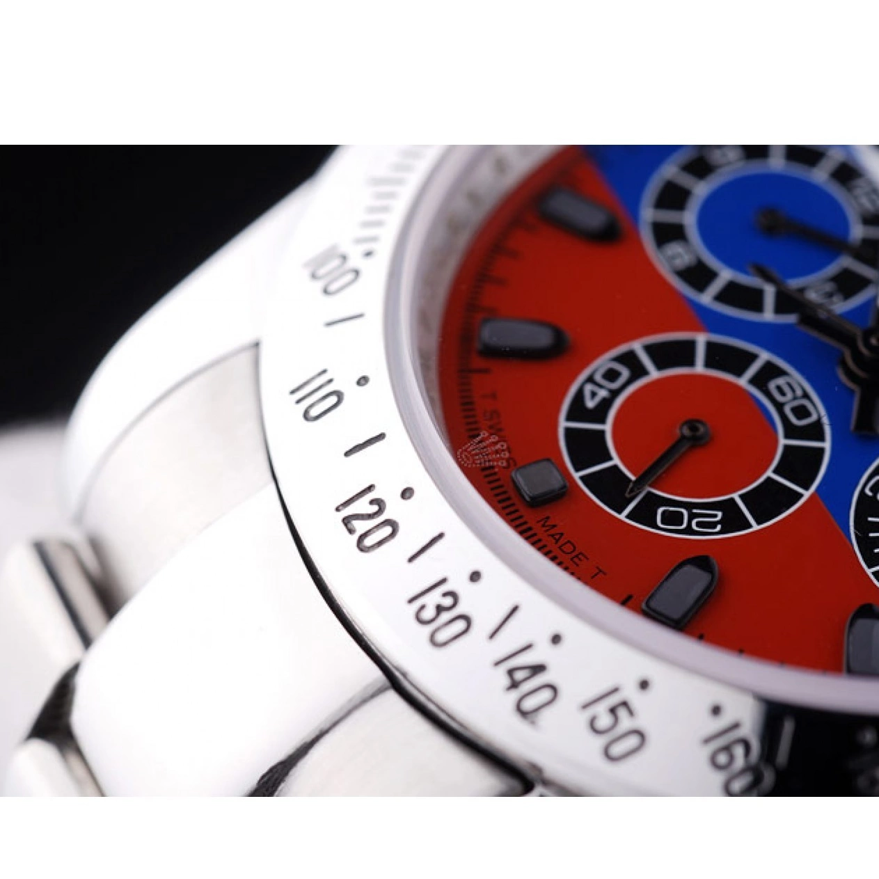 Cheap Bracelet 7473 Daytona Cosmograph Russian Silver Rolex Dial Flag 0210