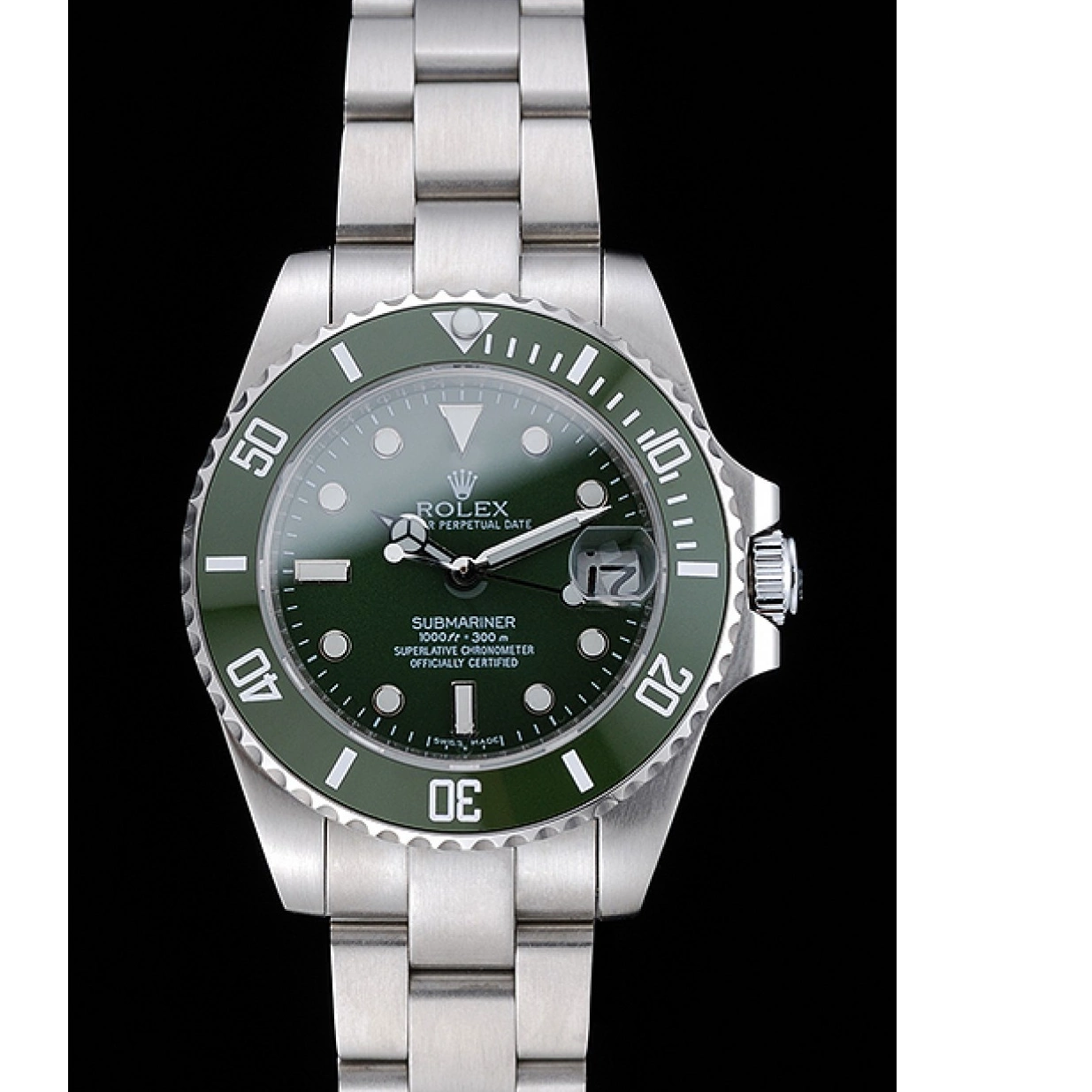 Cheap Dial Steel Stainless Bracelet 1454151 Rolex Submariner Green 0215