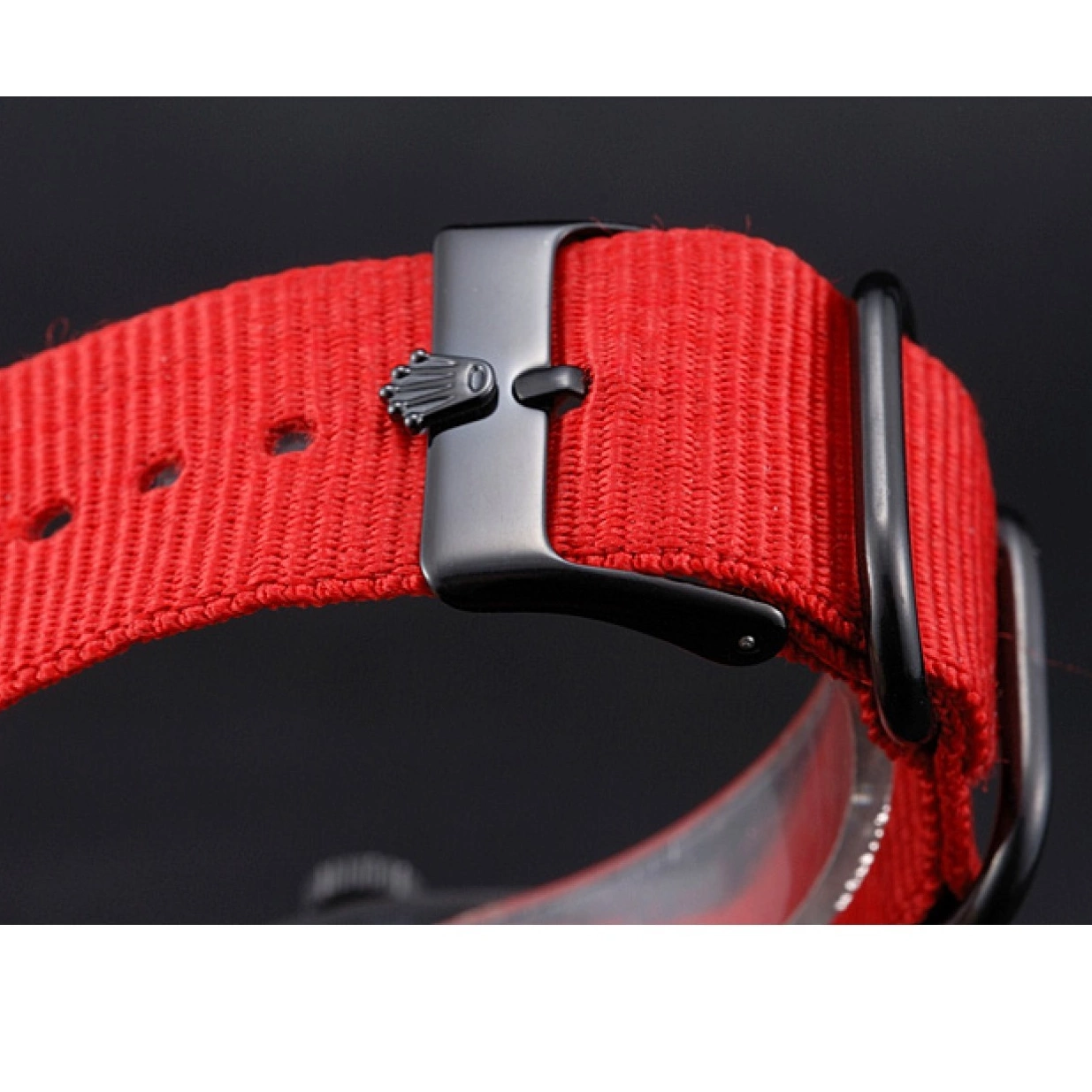 Cheap Bamford Nylon Milgauss Red Rolex 622002 Strap 0208