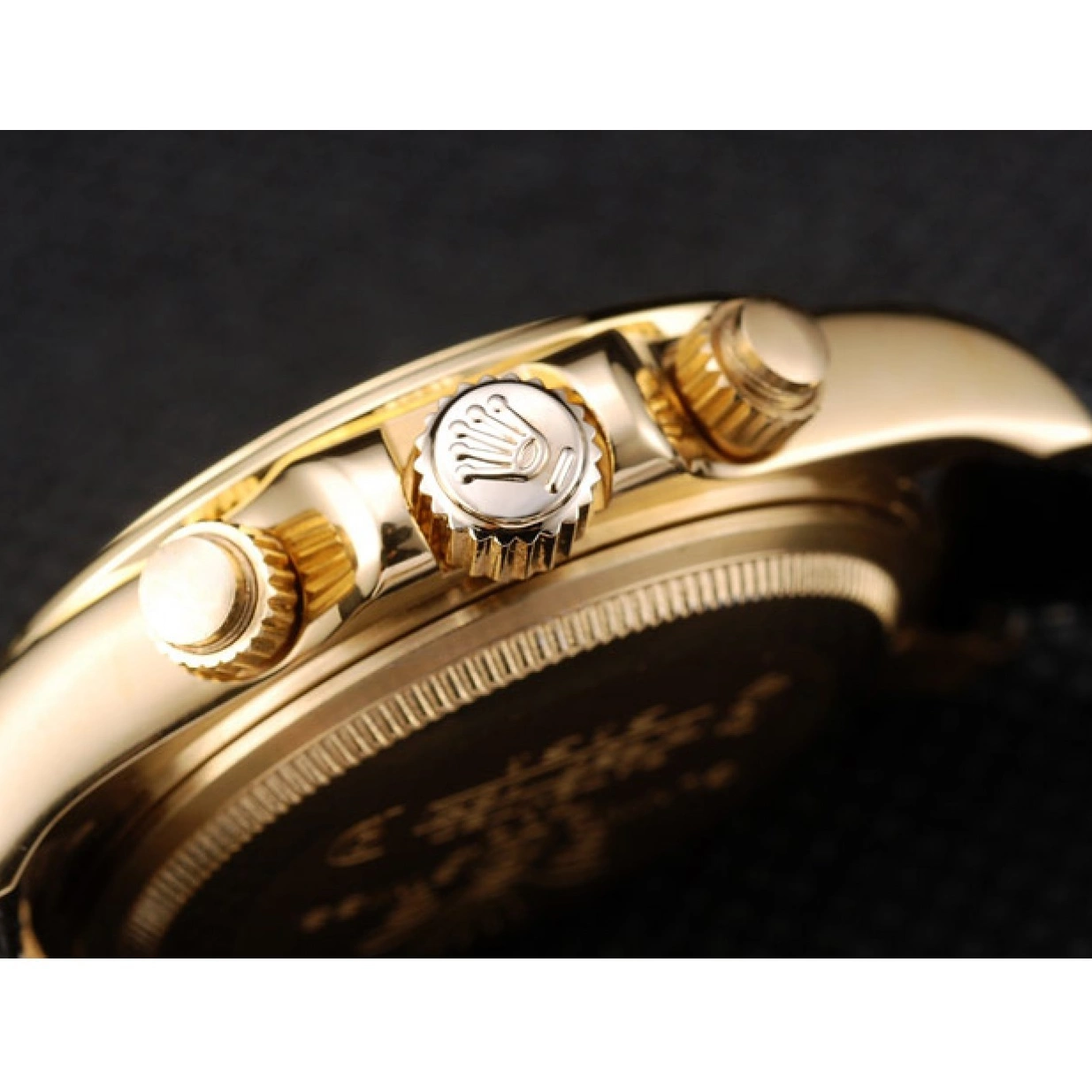 Affordable Case Rolex Gold Lady Crystal Crystal Studded 98238 Daytona Dial Studded Bezel 0216