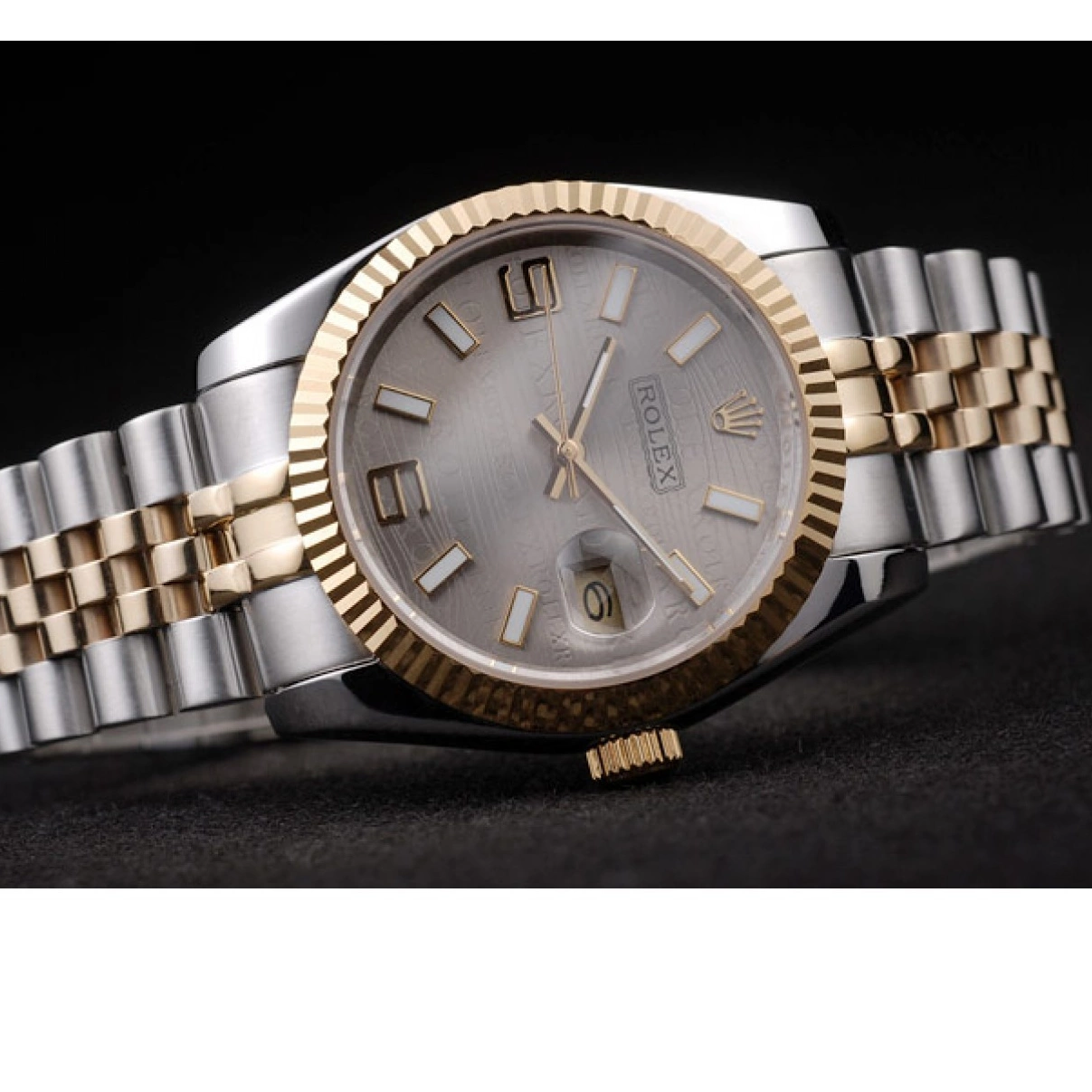 Affordable Silver 18k Rolex Two Tone Stainless 98085 Gold Plated DateJust Steel Dial 0214