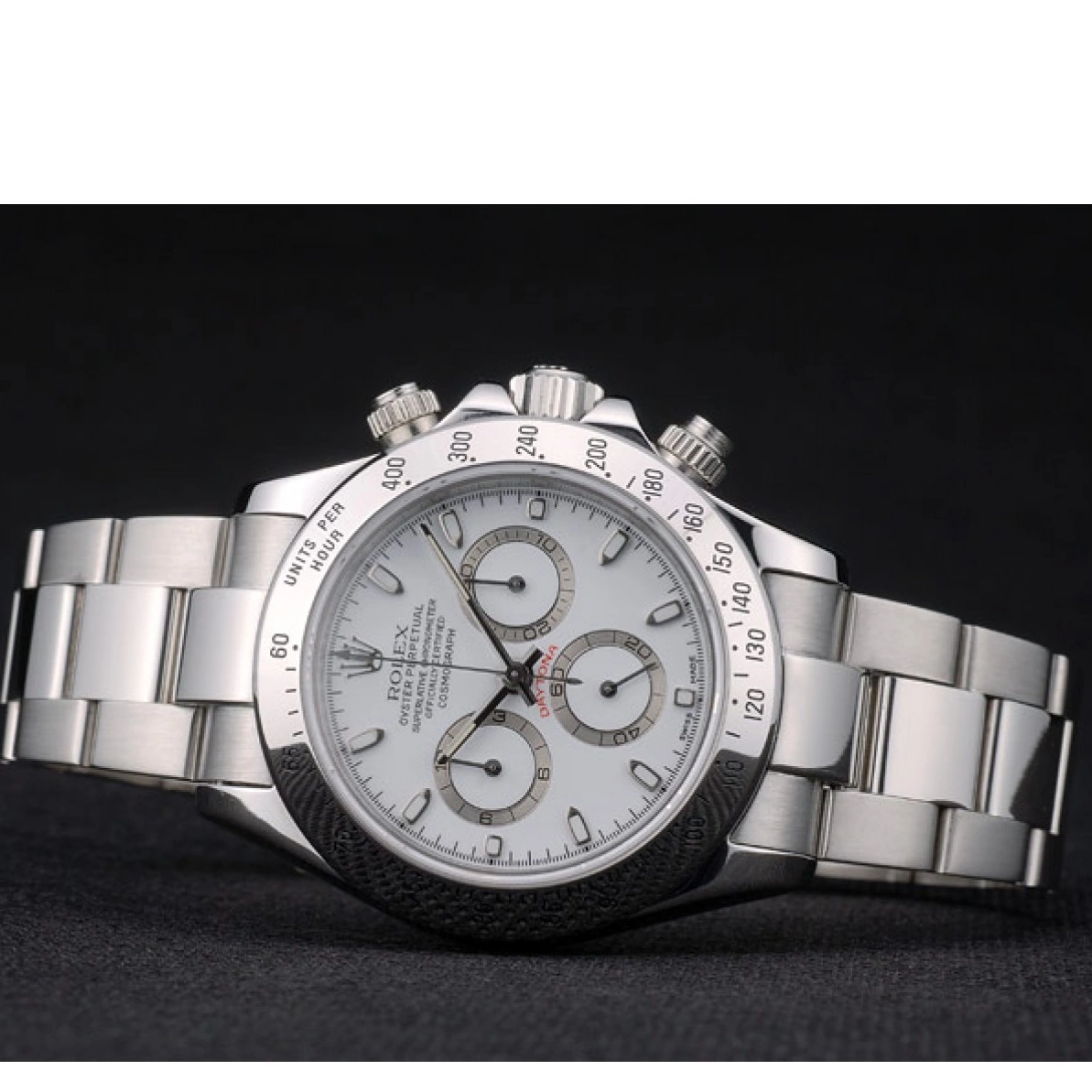 Affordable Steel White Daytona Dial 80297 Swiss Rolex Stainless Bracelet 0225