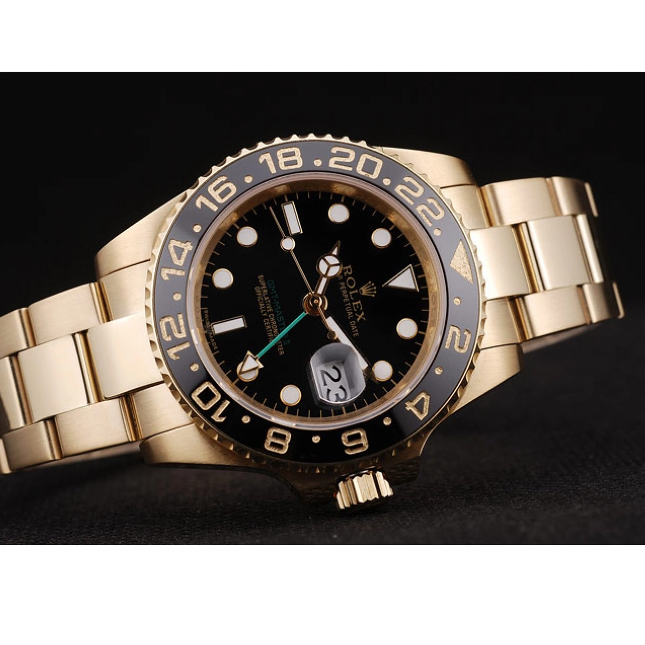 Affordable 98228 GMT Bezel Rolex Black Dial Black II Master Ceramic 0217