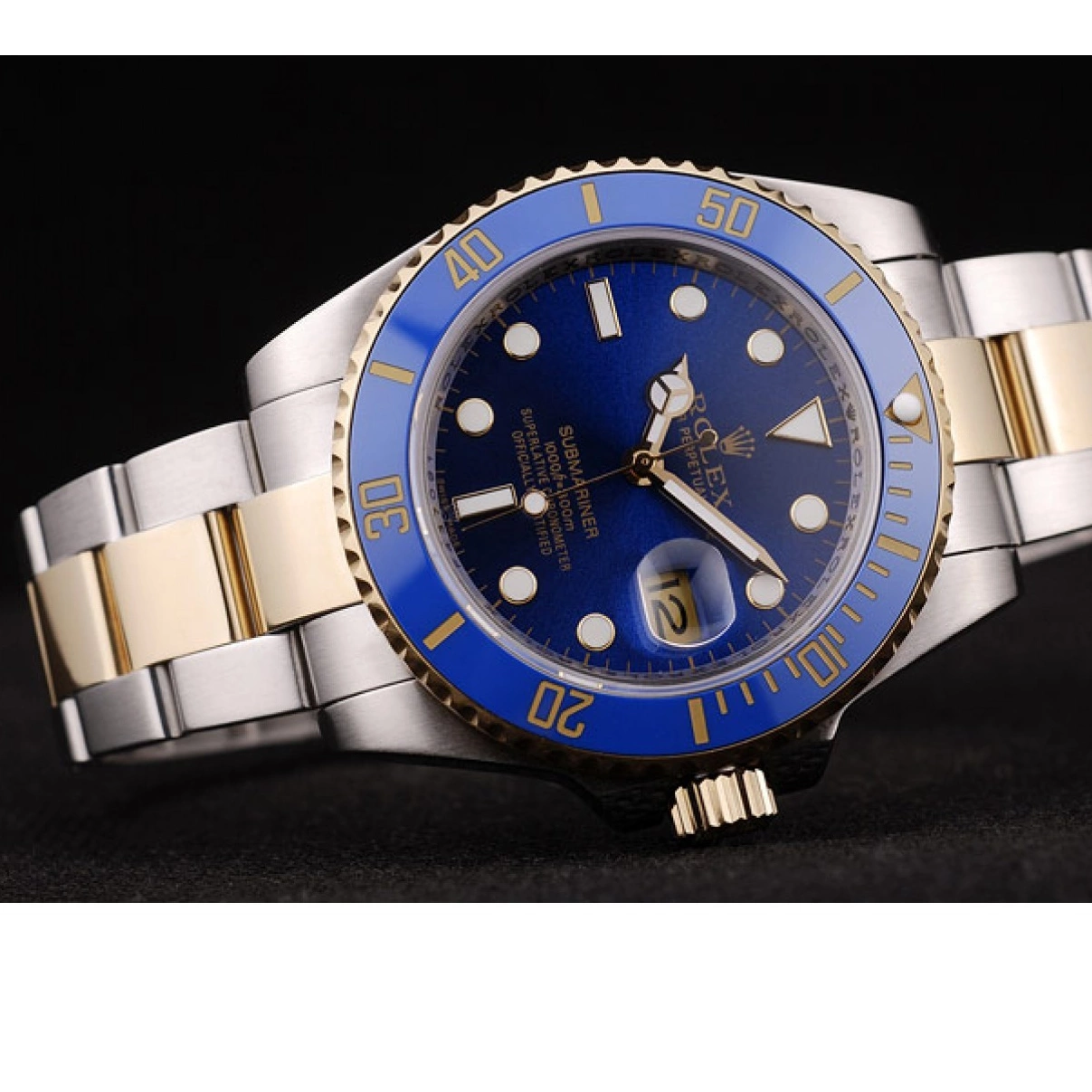 Cheap Blue 98230 Rolex Blue Dial Bezel Submariner 0216